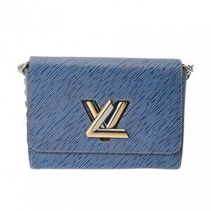 Louis Vuitton Epi Twist Blue Leather Shoulder Bag